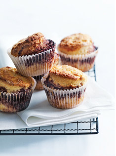 coconut jam scones