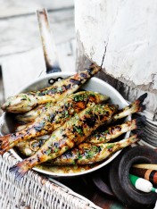 ginger and coriander marinated fish