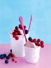 plum semifreddo