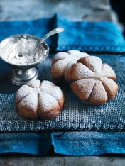 spiced snowflake doughnuts