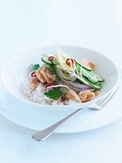 spicy tuna rice salad