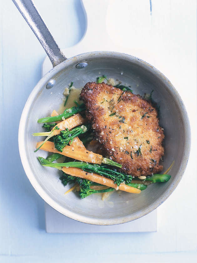 tarragon chicken schnitzel