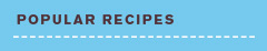 Popular Recipes