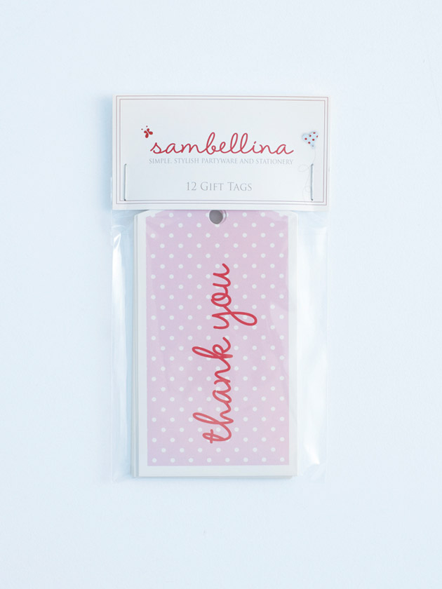 thank you tags – pink thank you tags – pink