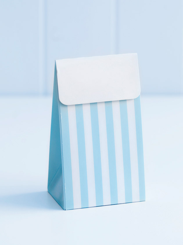 party treat boxes – blue stripes party treat boxes – blue stripes